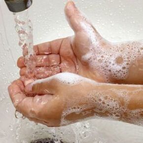 Einhaltung der Regeln der persönlichen Hygiene - Prävention von Helminthiasis