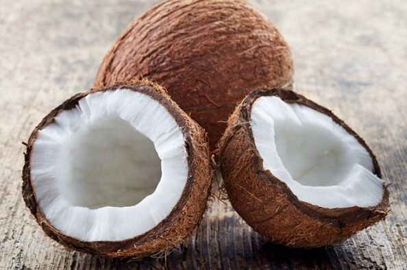 Kokosnuss zur Behandlung von Helminthiasis