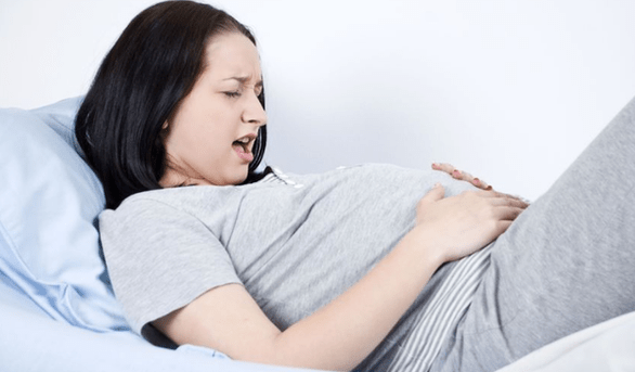 Bauchschmerzen mit Würmern während der Schwangerschaft